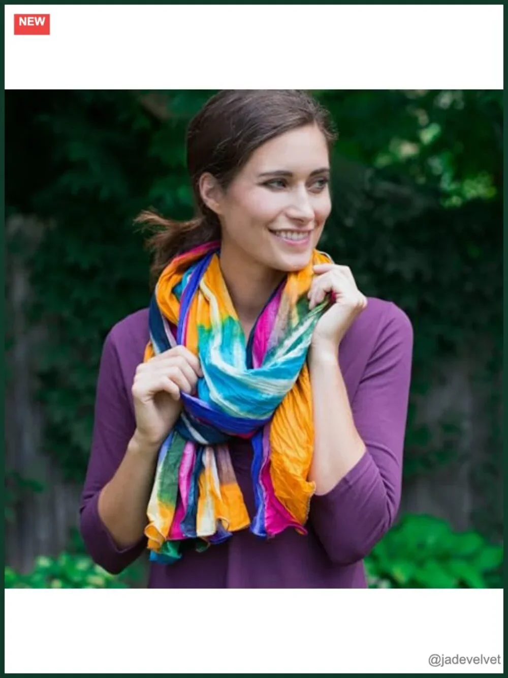100% Cotton Handmade Fair Trade Scarf Lightweight Travel Fashion